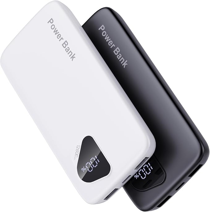 2026 2-Pack 12800mAh Portable Charger by FancyBean