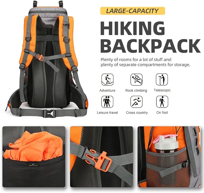 King'sGuard 60L Hiking Backpack - Image 4