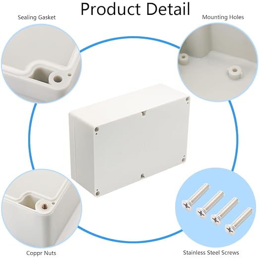 Project Box IP65 Waterproof Junction Box ABS Plastic Electrical Boxes DIY - Image 5