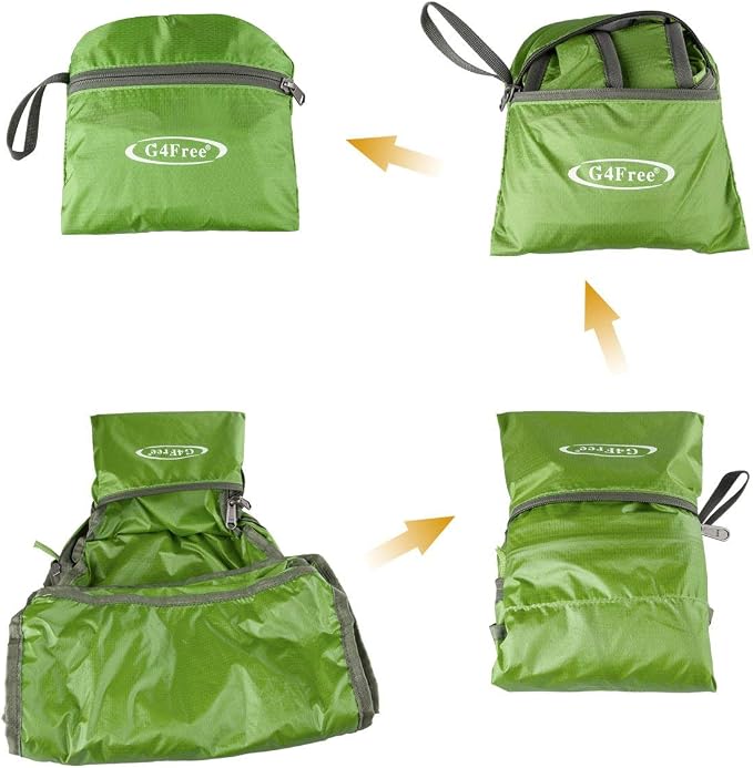 G4Free 20L Lightweight Packable Backpack Travel Hiking Daypack Foldable Backpack - Image 8