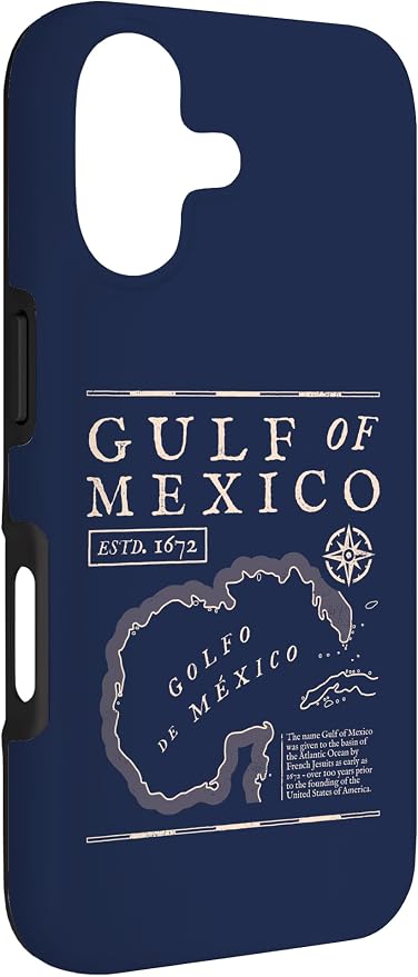 Gulf of Mexico 1672 Historic Map Case - Image 3