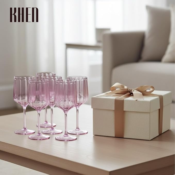Khen Acrylic Lucia Stemmed Goblets - Image 6