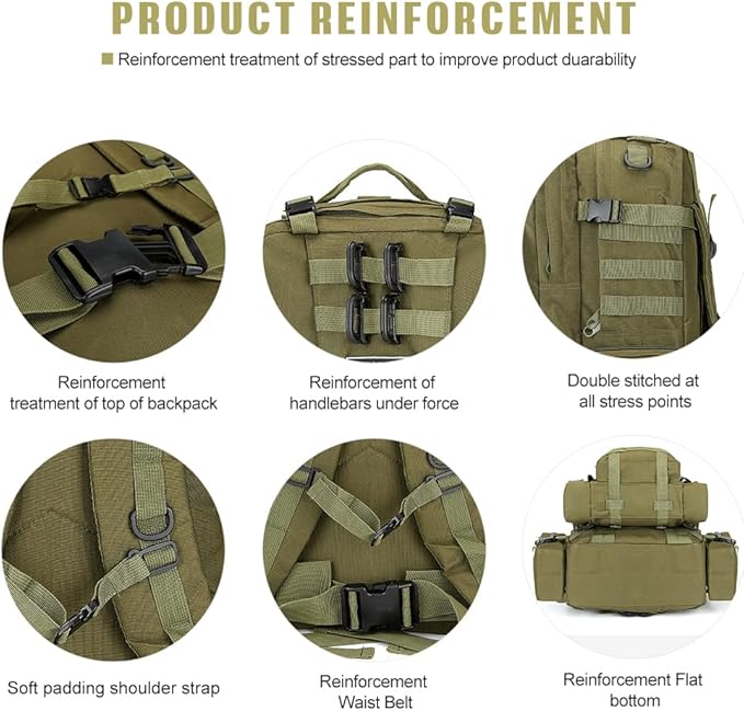 Large Military Tactical Backpack - Image 4