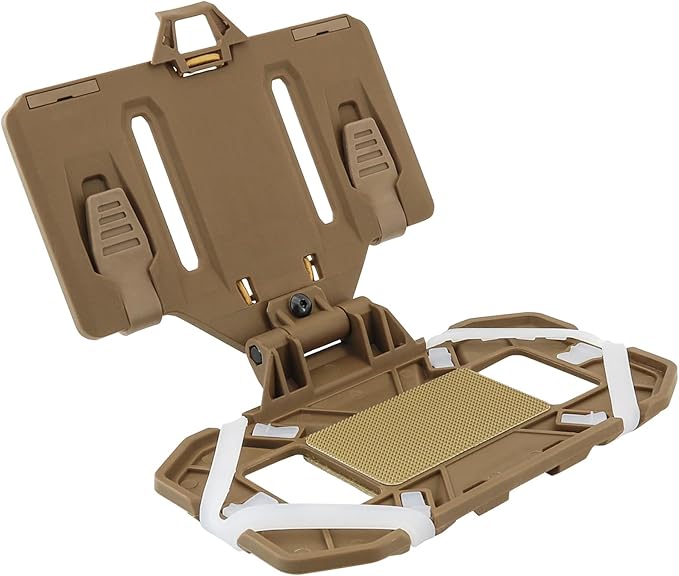 Phone Mount MOLLE Vest Plate Carrier Tactical Phone Holder, Quick Release Flip by TACGZGJSM