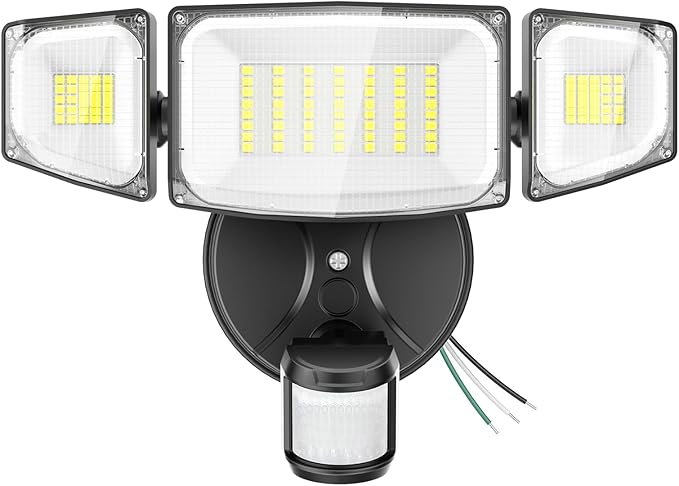 iMaihom 50W Motion Sensor Outdoor Lights, 5000LM Hardwired Motion Sensor Flood by iMaihom