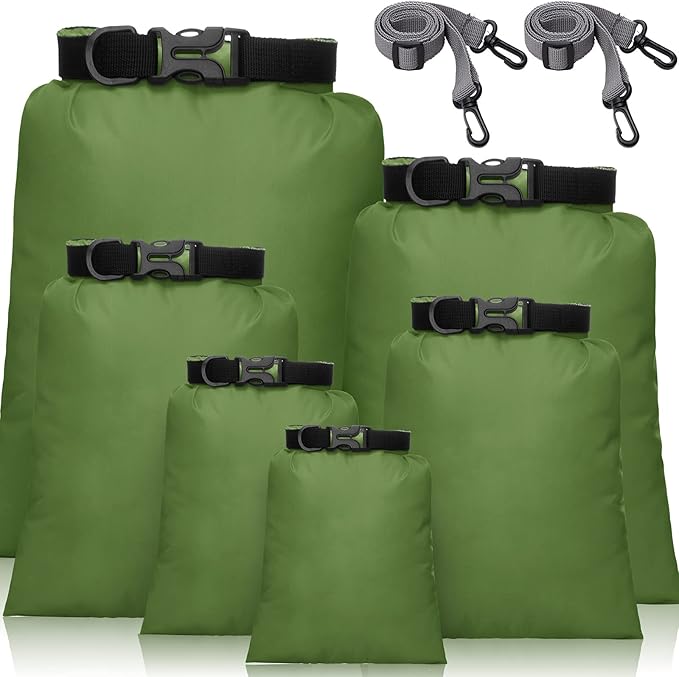 Shappy 6/12 Pcs Waterproof Dry Bags, Lightweight Outdoor Waterproof Dry Stuff by Shappy