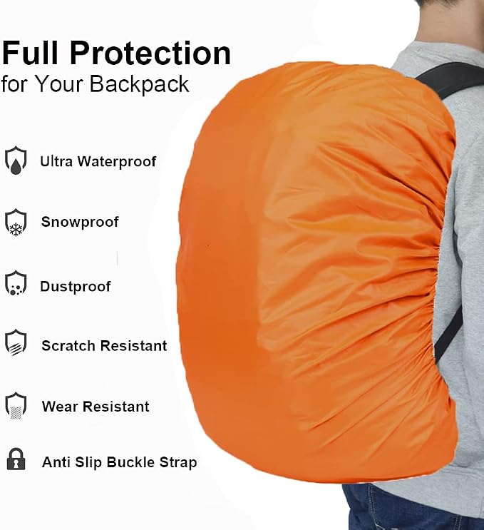 Waterproof Backpack Rain Cover - Image 2