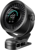 KIMMOO Portable Clip on Fan, 100-Speed Rechargeable USB Fan by KIMMOO