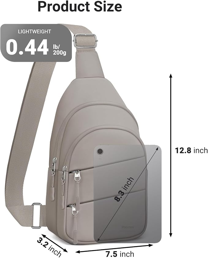 Tuwubi Crossbody Bags for Women, Sling Bag for Men, Small Hiking Backpack Anti - Image 6