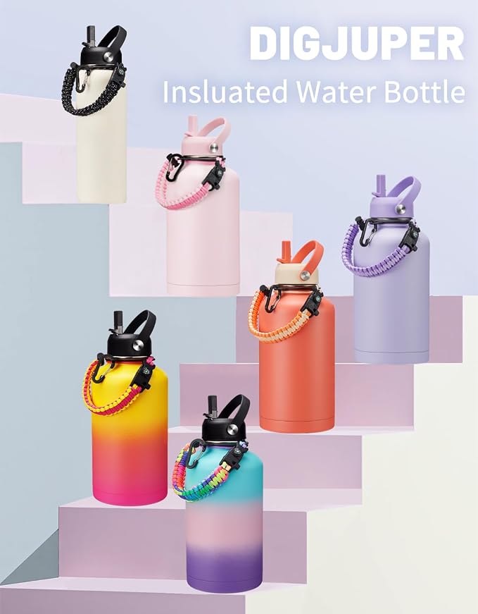 Insulated Water Bottle 64oz - Image 8