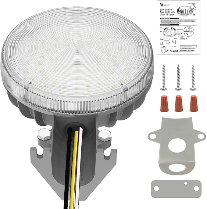 Owleye 6000LM Dusk to Dawn Outdoor Lighting LED Barn Light Security Lights - Image 9