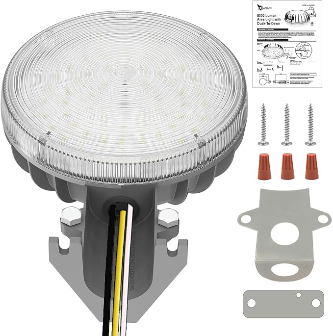 Owleye 6000LM Dusk to Dawn Outdoor Lighting LED Barn Light Security Lights - Image 6