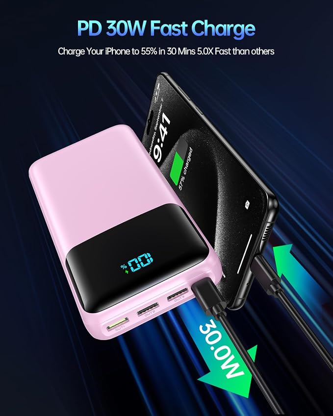 Portable Charger 50000mAh Power Bank, High Capacity External Battery Pack - Image 3