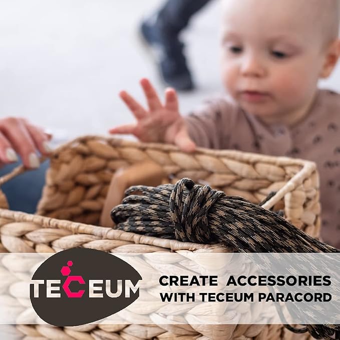 TECEUM 5/32" Paracord Rope 1000 – 1000ft / 200ft / 100ft / 50ft – Tactical - Image 7