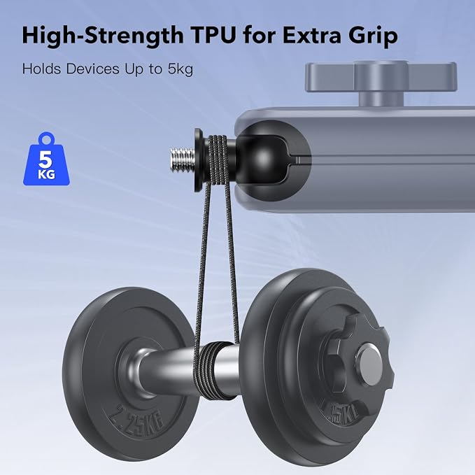 20mm Ball Mount to 1/4"-20 Thread Adapter – TPU Anti-Slip Base - Image 6
