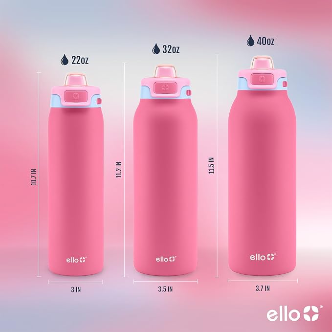 Ello Pop & Fill 22oz Stainless Steel Water Bottle - Image 6