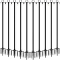 NUERPO 10 Pack String Light Poles, Metal Poles by NUERPO