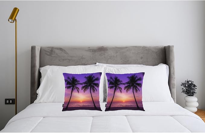 Swono Tropical Beach Throws Pillows Covers - Image 3