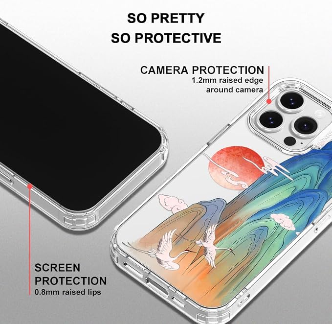 MOSNOVO for iPhone 16 Pro Max Case, Shockproof Military-Grade Protection 6.6ft - Image 4