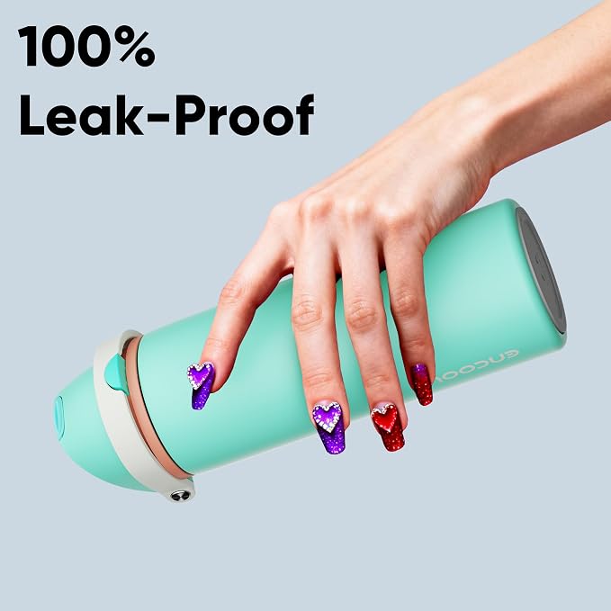 Insulated Water Bottle with Straw - Image 6