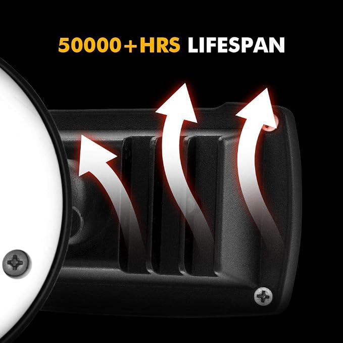 LUTEC LED 3500 Lumen 32W 5000K Integrated Dual-Head Floodlight Outdoor Dusk to - Image 4