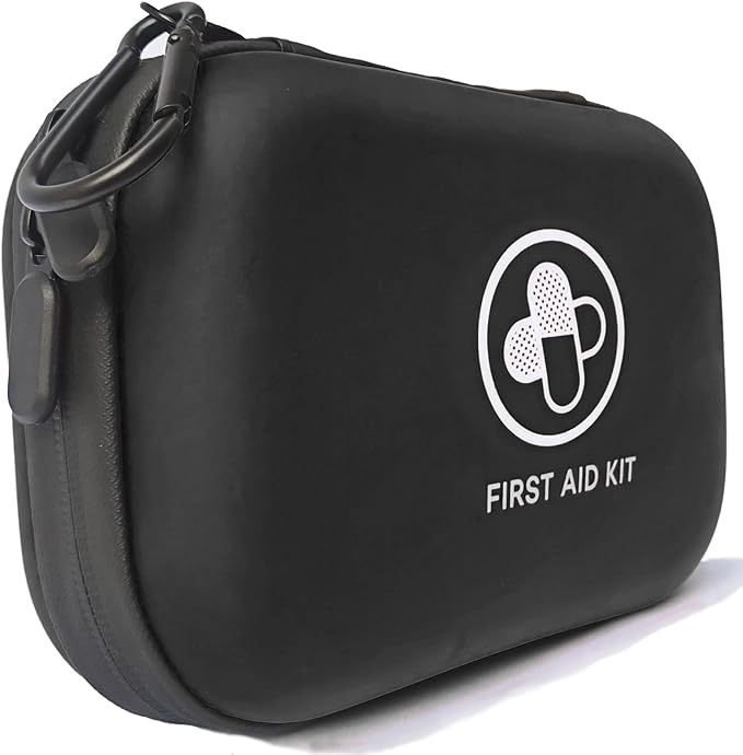 First Aid Kit 150 Piece Waterproof Hard Shell Emergency Medical Kit by JOCTUBO