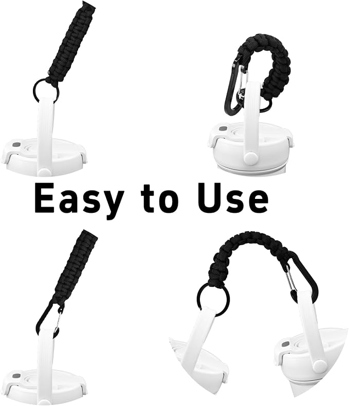 3PCS Paracord Keychain with Carabiner Clip, Braided Rope Key Chain Lanyard - Image 6