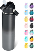 Fijinhom 24oz Insulated Stainless Steel Water Bottle, Wide Mouth Double Wall by Fijinhom