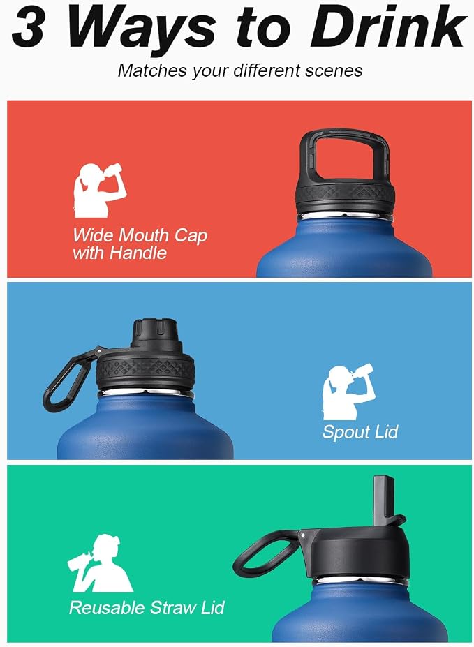 Coolflask 128 oz Gallon Water Bottle Insulated - Image 5