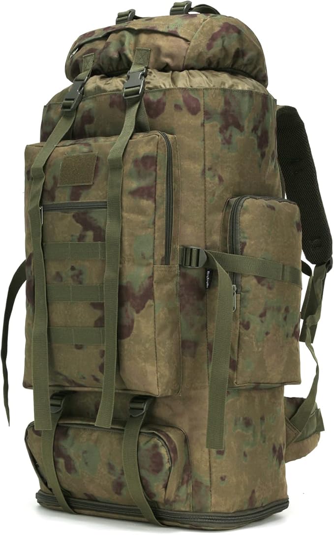 Hiking Backpack for Men 70L/100L Camping Backpack Military Rucksack Molle 3 by W+WINTMING