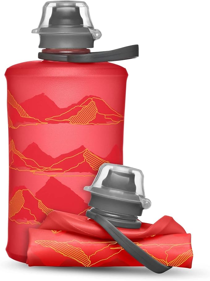 HydraPak Stow Collapsible Water Bottle – 350ml, 1L – Ultralight, Leak-Proof by Hydrapak