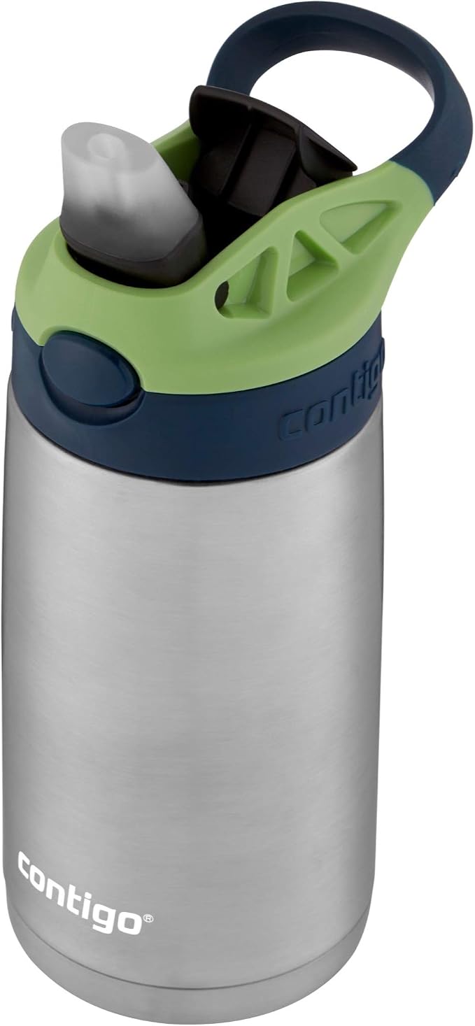 Contigo AUTOSPOUT Camping Hydration Thermal Bottle 1 Count Blueberry/Green Apple - Image 4