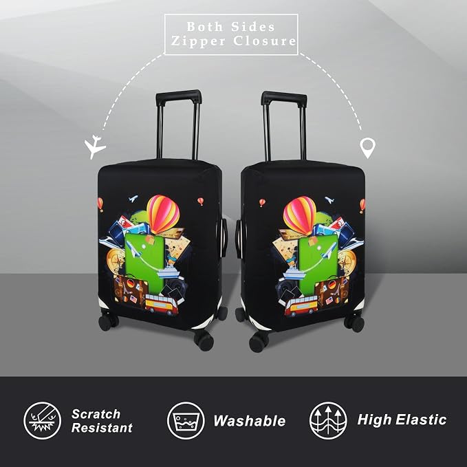 Explore Land Luggage Cover Suitcase Protector Fits 27-30 Inch Case - Image 2