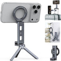 Magnetic Phone Tripod, 360°Rotating Adjustable Travel Tripod Mount, Foldable by CAMOLORIG
