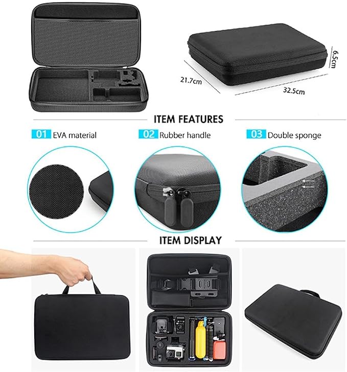 Reflex Camera 59-in-1 Action Camera Accessories Kit Compatible - Image 2