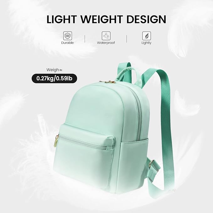 LOVEVOOK Mini Backpack for Women Light Weight Small Waterproof Backpack Purses - Image 7