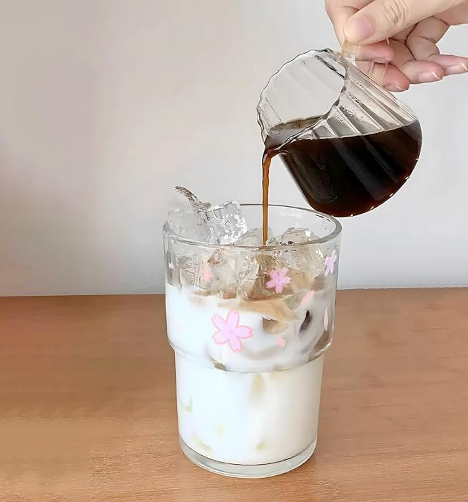 Iced Coffee Cup, 15Oz/450ml Glass Cups - Image 7