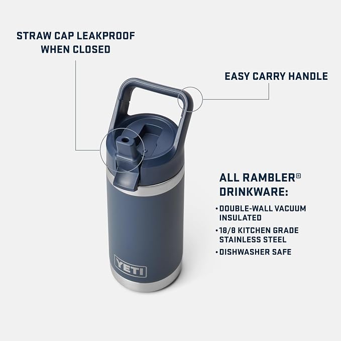 YETI Rambler Jr. 12 oz Kids Bottle, - Image 2