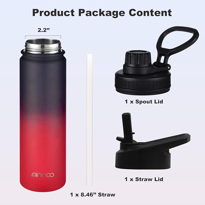 mininoo 24 oz Insulated Water Bottle - Image 5