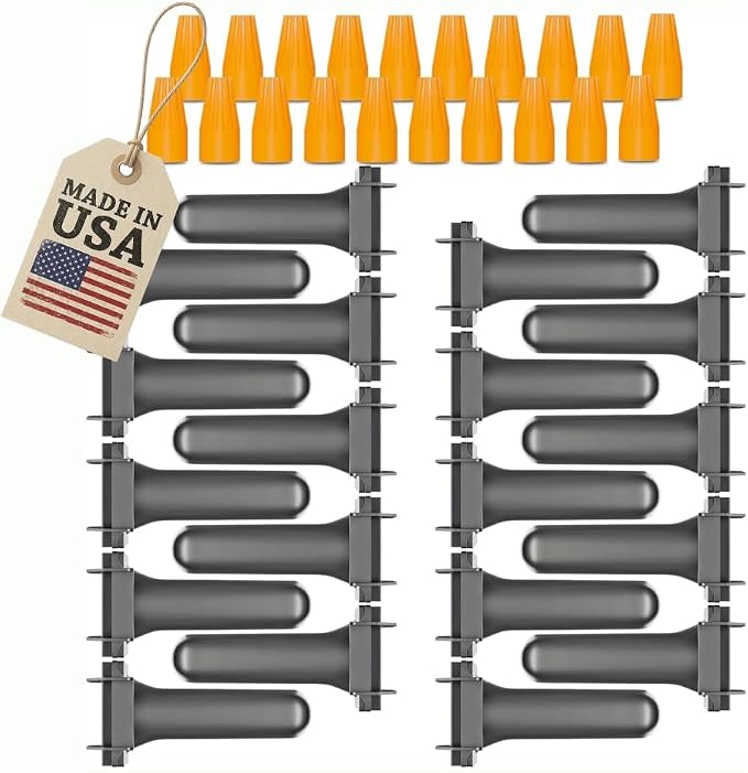 PetsTEK 20 Pack Direct Bury Waterproof Wire Splice Kit, Wire Nut Electrical by PetsTEK