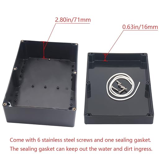 Junction Box IP65 Waterproof ABS Plastic Electrical Project Case Power Junction - Image 4