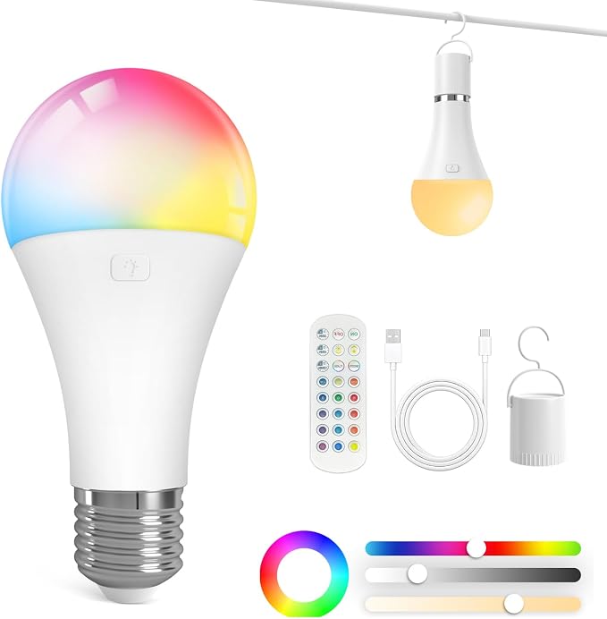 KINDEEP Rechargeable Light Bulbs by KINDEEP