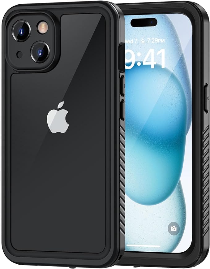 Lanhiem for iPhone 15 Case, IP68 Waterproof Dustproof Shockproof for iPhone 15 by LanhiemHome