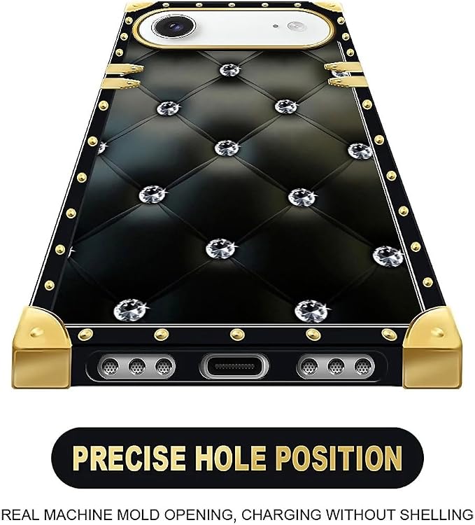 for iPhone 17 Air Case Luxury Golden Decoration - Image 5