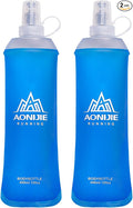 TRIWONDER TPU Soft Folding Water Bottles BPA-Free Collapsible Flask by TRIWONDER