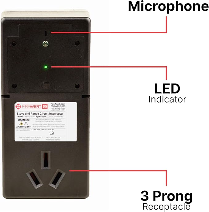 FireAvert - Electric Auto Stove Shut-Off Safety Device, Oven Monitoring Solution - Image 7