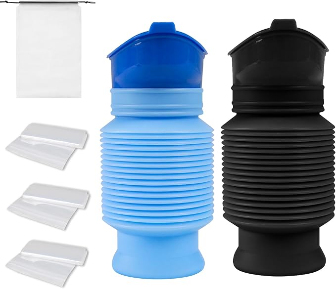 Pee Bottles for Men, Portable Urinal for Men, Collapsible Urine Bottle 750ML by LeetyeMeiHealth