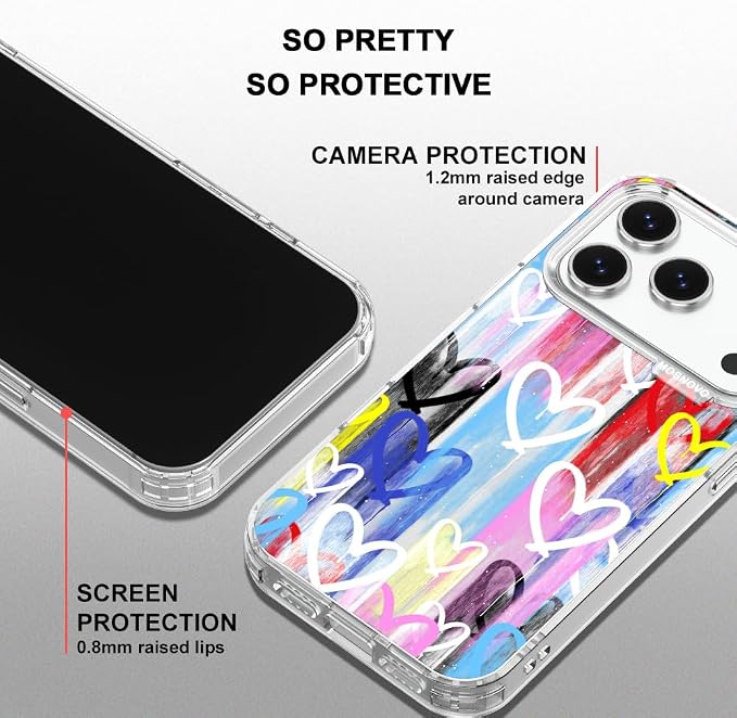 MOSNOVO for iPhone 17 Pro Case, Shockproof Military-Grade Protection 6.6ft Drop - Image 4