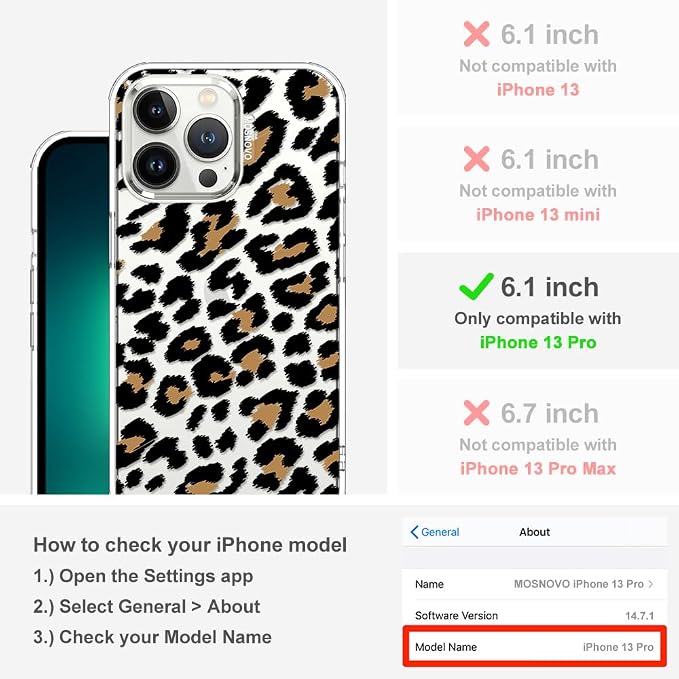 MOSNOVO for iPhone 13 Pro Case - Image 2