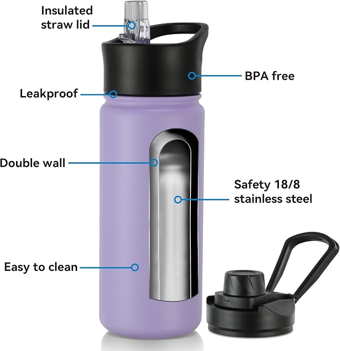 16 oz Insulated Water Bottle - Image 2
